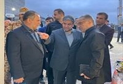بازدید استاندار محترم اردبیل آقای مسعود امامی یگانه از غرفه پدافند غیرعامل
