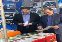 بازدید فرماندار محترم نمین از غرفه پدافند غیرعامل