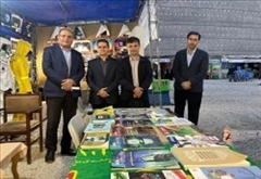 بازدید جناب آقای دکتر داورنیا ریاست محترم دانشگاه علوم پزشکی و خدمات بهداشتی و درمانی استان و آقای یوسف بابائی معاون محترم دانشگاه از غرفه پدافند غیرعامل